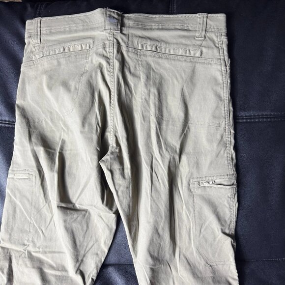 Wrangler Men's Pants Khaki Stretch Outdoor Trail Hiking Performance 38/32 - Picture 5 of 15